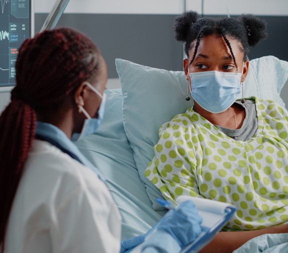 Girl in hospital recovering