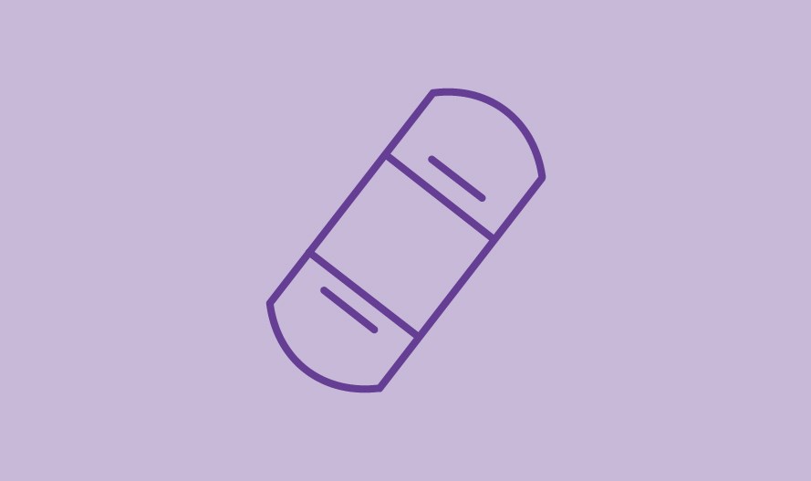 Flu Vaccine Icon - Purple